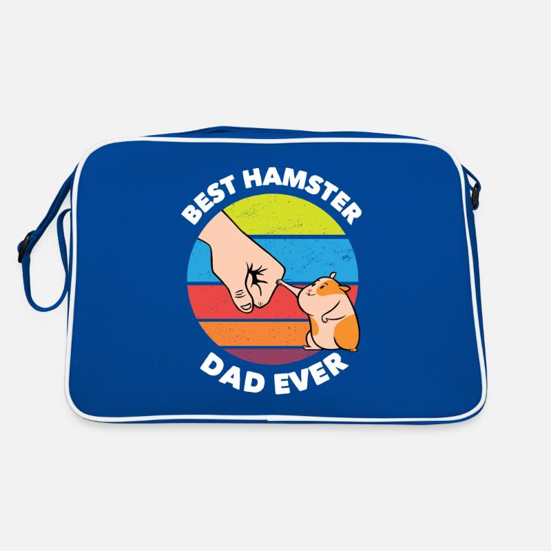 Funny Hamster Gift Hamster Dad Retro Bag