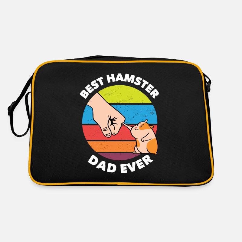 Drôle hamster cadeau hamster papa Sac Retro
