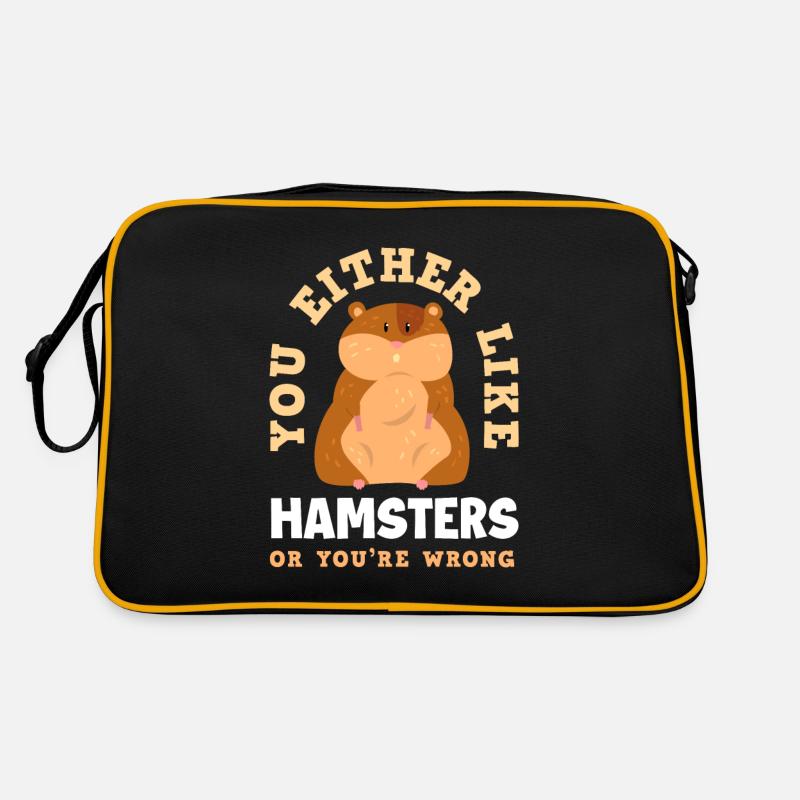 Funny Hamster Gift Retro Bag