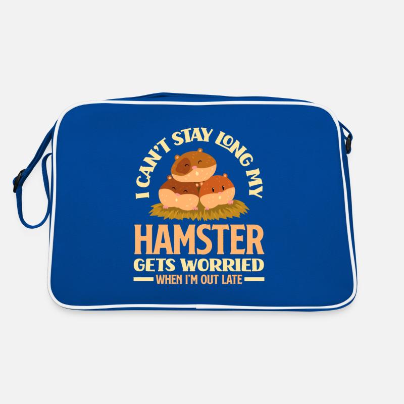 Funny Hamster Gift Retro Bag