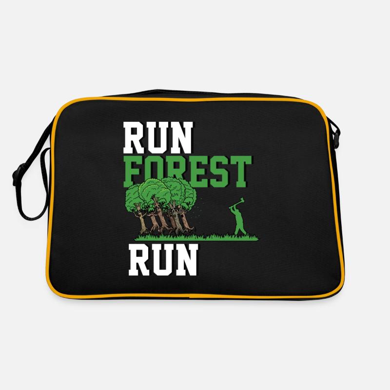 Run Forest Run Retro Tasche