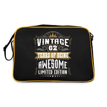 62 ans d’être génial 62 anniversaire 62 ans - Sac Retro - noir/or - Dos