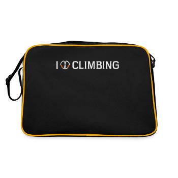 Climbing Mountaineering Mountaineering Alpine Carabiner - Retro Bag - black/gold - Back