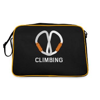 Climbing Mountaineering Mountaineering Alpine Carabiner - Retro Bag - black/gold - Back