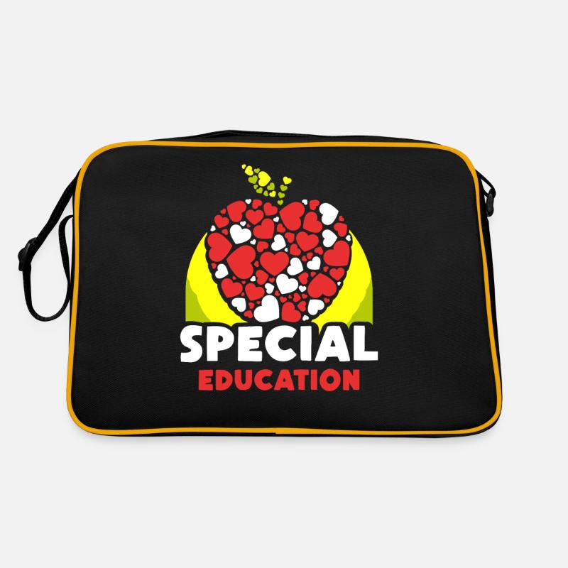 Sonderpädagogik Lehrer Beruf Sonderpädagoge Retro Tasche