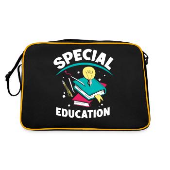 Enseignante en éducation de l’enfance en difficulté Profession Enseignante en éducation de l’enfance en difficulté - Sac Retro - noir/or - Dos