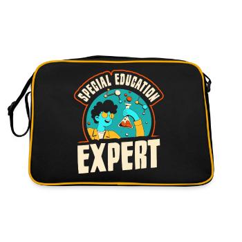Enseignante spécialisée en éducation de l’enfance en difficulté - Sac Retro - noir/or - Dos