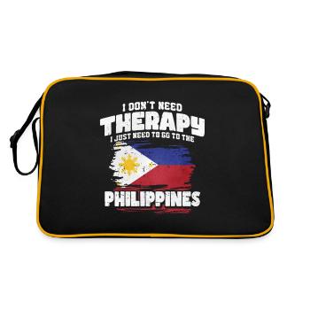 Philippines - Sac Retro - noir/or - Dos