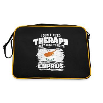 Chypre - Sac Retro - noir/or - Dos