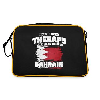 Bahreïn - Sac Retro - noir/or - Dos
