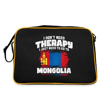 Mongolia - Retro Bag - black/gold - Back