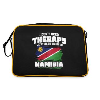Namibia - Retro Bag - black/gold - Back
