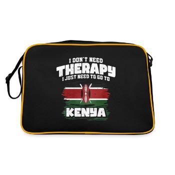 Kenya - Retro Bag - black/gold - Back