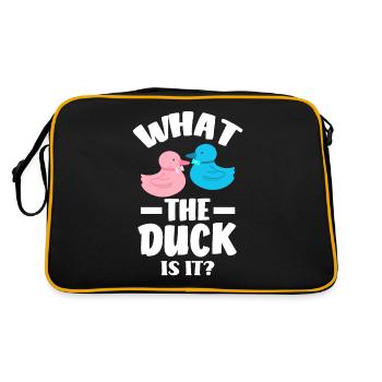 Qu’est-ce que le canard est-ce que le genre révéler la fête - Sac Retro - noir/or - Dos