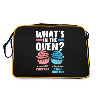Cupcake ou muffin Genre Révéler La Fête - Sac Retro - noir/or - Dos