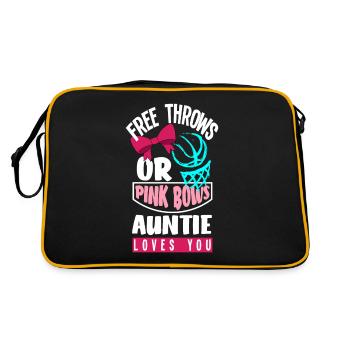 Le sexe rose ou bleu révèle la tante de la fête de bébé - Sac Retro - noir/or - Dos