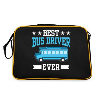 Meilleur chauffeur de bus de tous les temps Bus Travel Coach - Sac Retro - noir/or - Dos