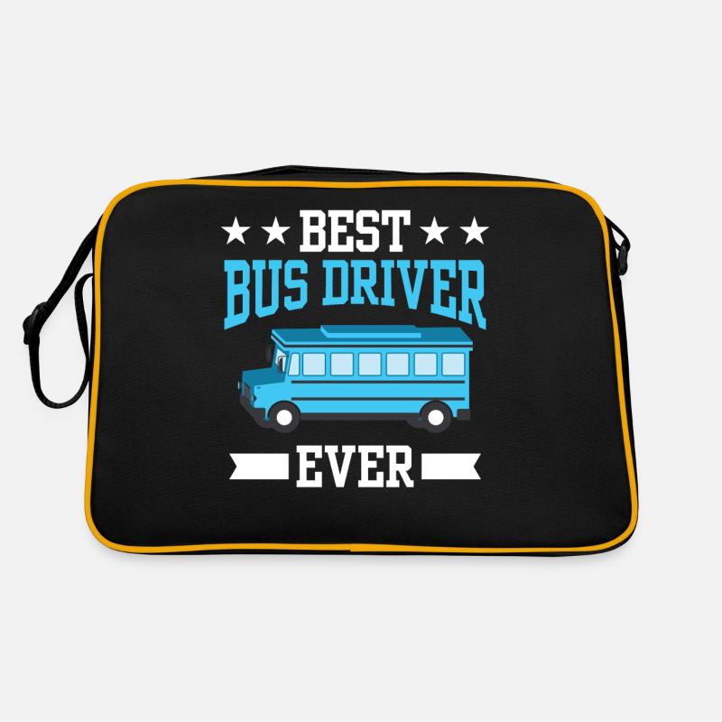 Best Bus Driver Ever Bus Travel Coach Retro Bag