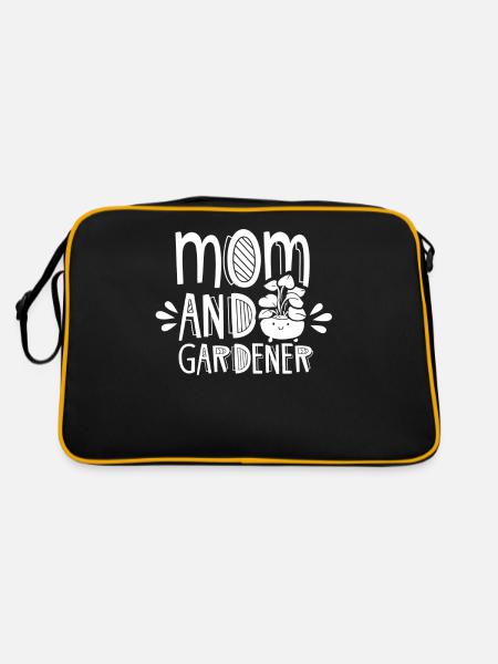Mother and Gardener Horticulture Mama Garden - Retro Bag - black/gold - Back