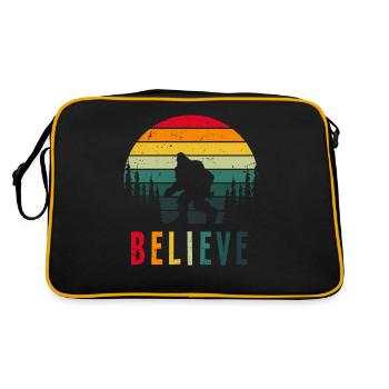 Rétro Foi Bigfoot - Sac Retro - noir/or - Dos