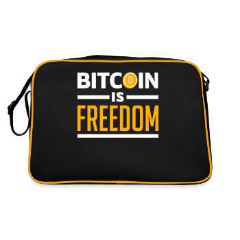 Bitcoin Liberté Crypto - Sac Retro - noir/or - Dos