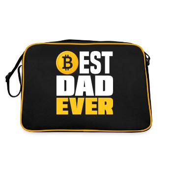 Bitcoin Papa - Sac Retro - noir/or - Dos