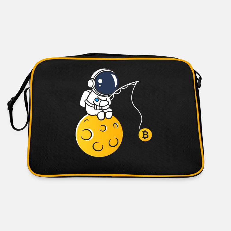 Bitcoin Moon Retro Bag