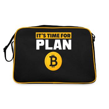 Le Bitcoin - Sac Retro - noir/or - Dos
