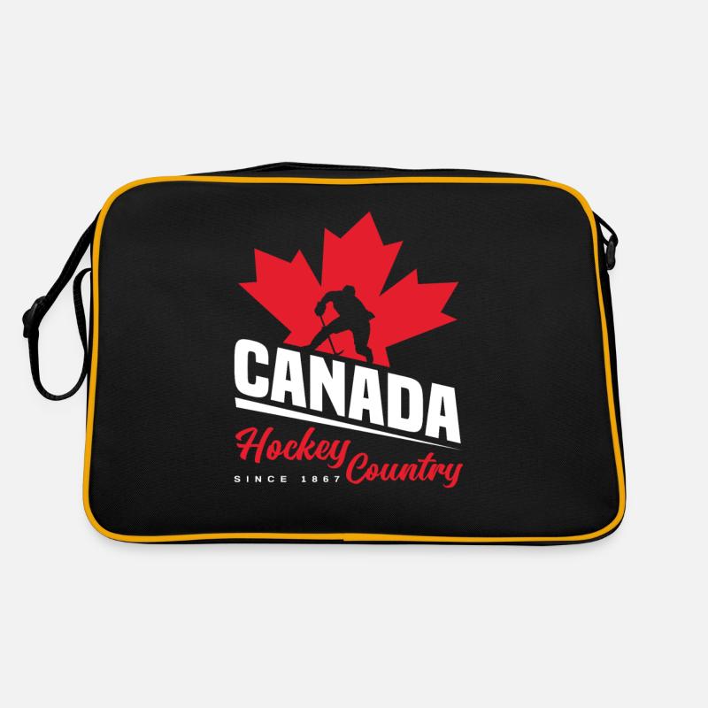 Hockey sur glace au Canada Sac Retro