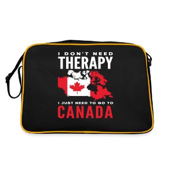 Canada Therapy dit origine canadienne - Sac Retro - noir/or - Dos