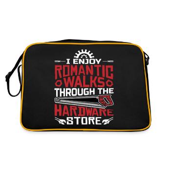 Enjoy Romantic Walks Through The Hardware Store18 - Retro Bag - black/gold - Back