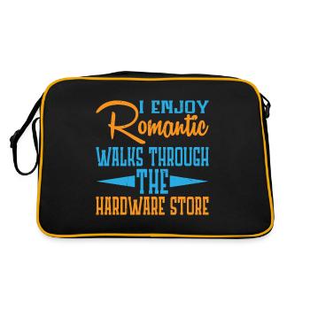Enjoy Romantic Walks Through The Hardware Store19 - Retro Bag - black/gold - Back