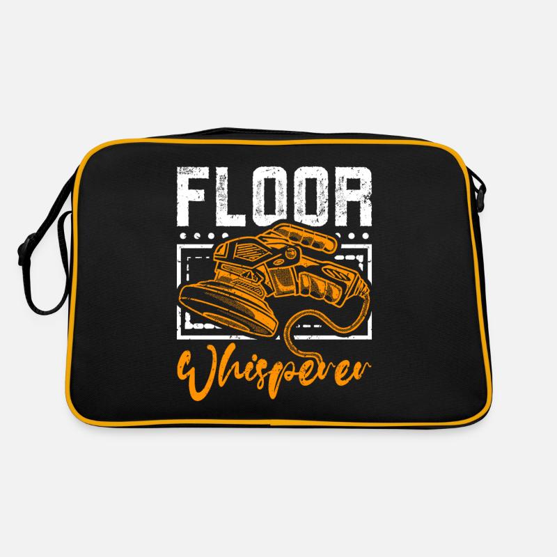 Flooring installer floor whisperer Retro Tasche
