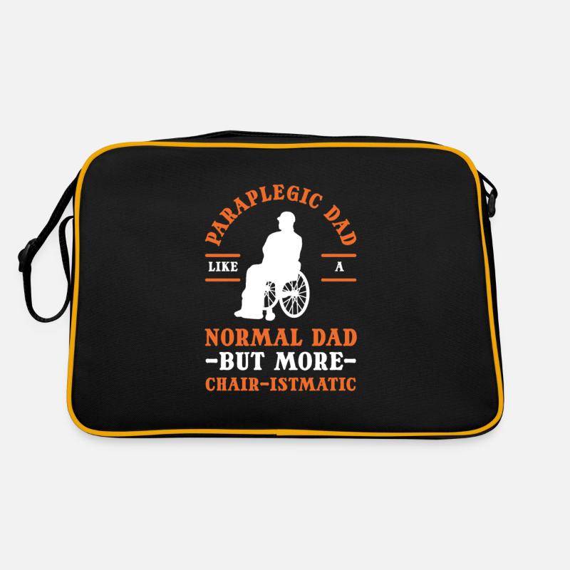 Amputierter Amputation Regierung körperlich Retro Tasche