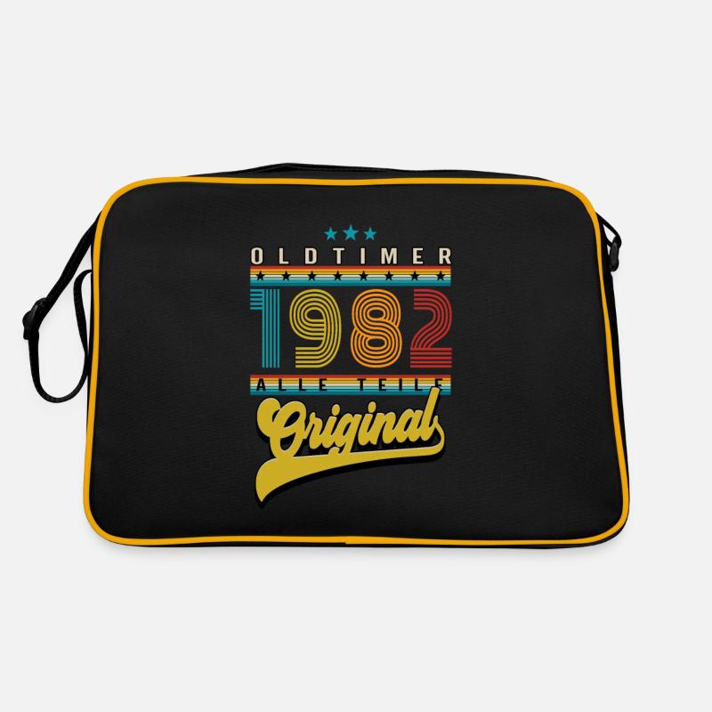 Oldtimer 1982 Geburtstag Retro Tasche