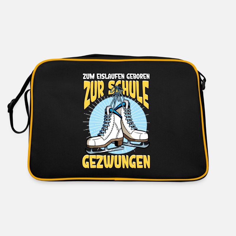 Eislaufen Retro Tasche