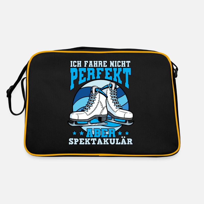 Eislaufen Retro Tasche