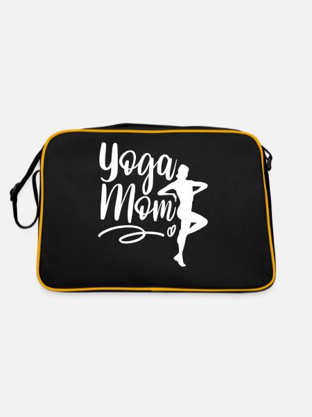 Yoga Mama Mami Hobby Mère - Sac Retro - noir/or - Dos