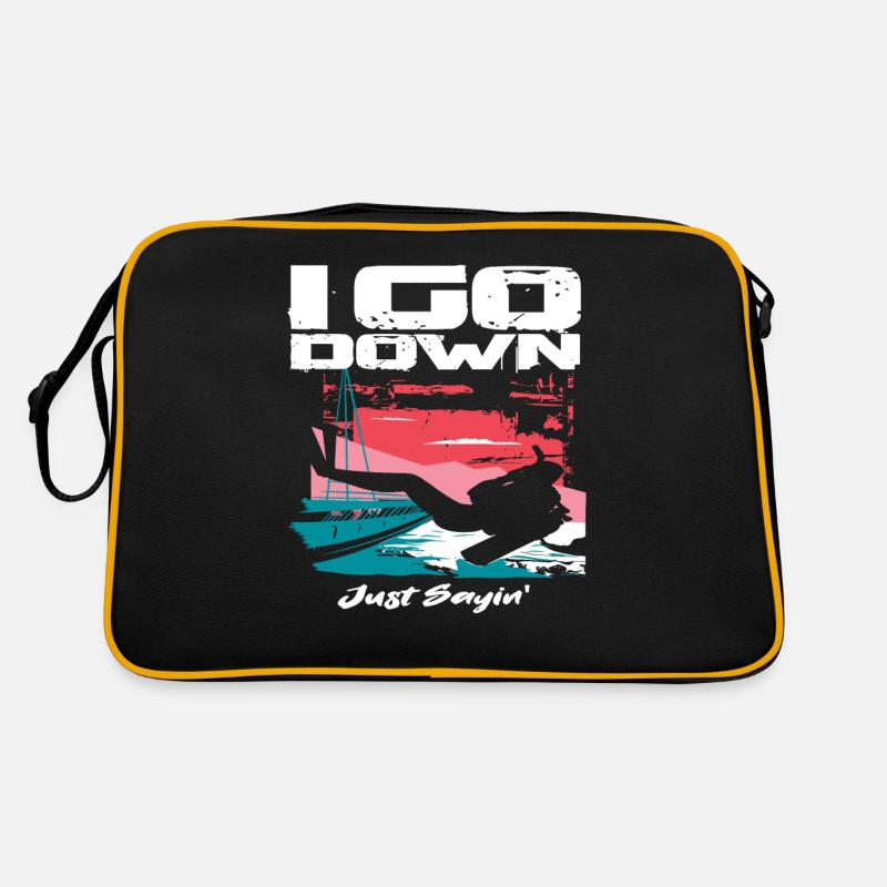 Diving Diver Gift Retro Bag