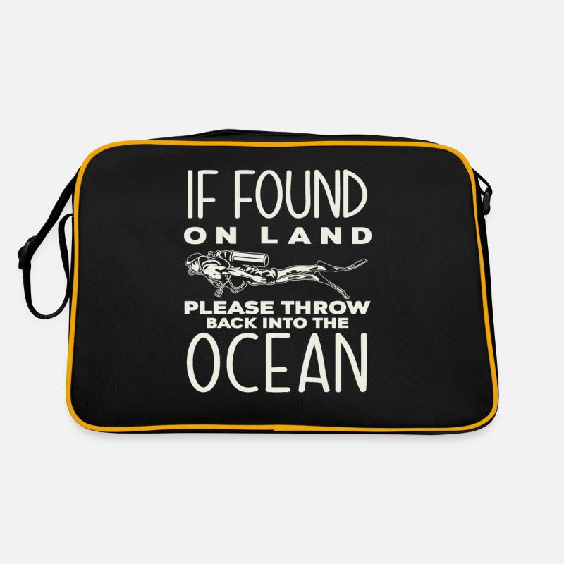 Tauchen Hobby Tauchliebhaber Retro Tasche