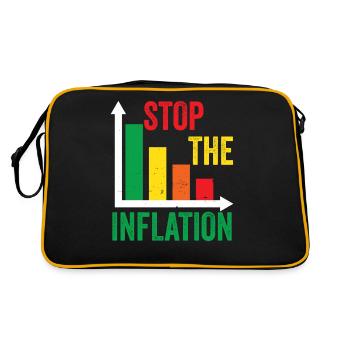L’inflation arrête la stagflation de l’impression monétaire - Sac Retro - noir/or - Dos