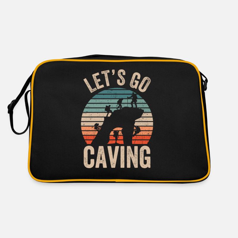 Allons à la grotte de spéléologie Randonnée Sac Retro