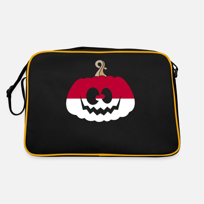 Ungarn Halloween Kürbis Retro Tasche