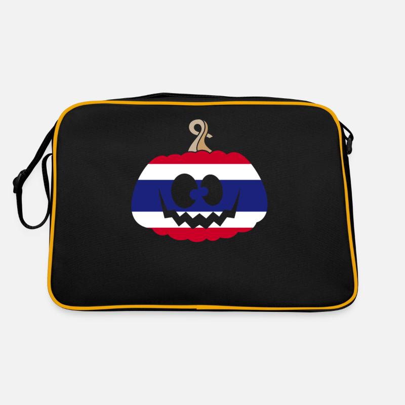 Ungarn Halloween Kürbis Retro Tasche