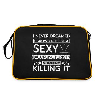 Acupuncteur sexy - Sac Retro - noir/or - Dos