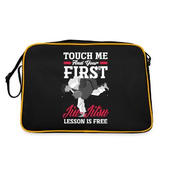 Jiu Jitsu Jiu Jitsu Jiu Jitsu - Retro Bag - black/gold - Back