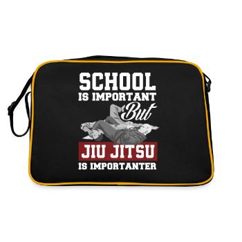 Jiu Jitsu Jiu Jitsu Jiu Jitsu - Retro Bag - black/gold - Back