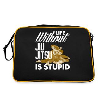 Jiu Jitsu Jiu Jitsu Jiu Jitsu - Retro Bag - black/gold - Back