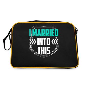 Je me suis marié dans cette famille - Sac Retro - noir/or - Dos