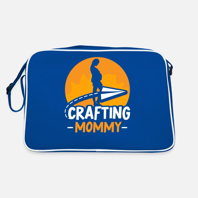 Bastel Mama Bastler Mutter Basteln Retro Tasche